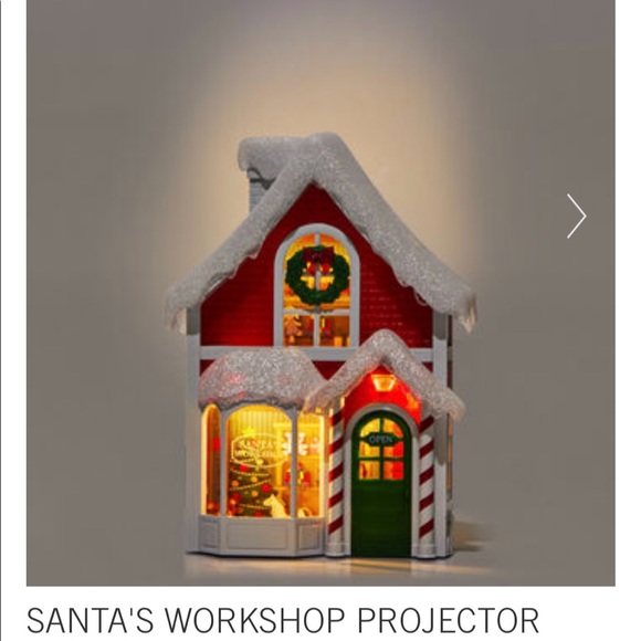 SANTA\'S WORKSHOP PROJECTOR NIGHTLIGHT PLUG IN
